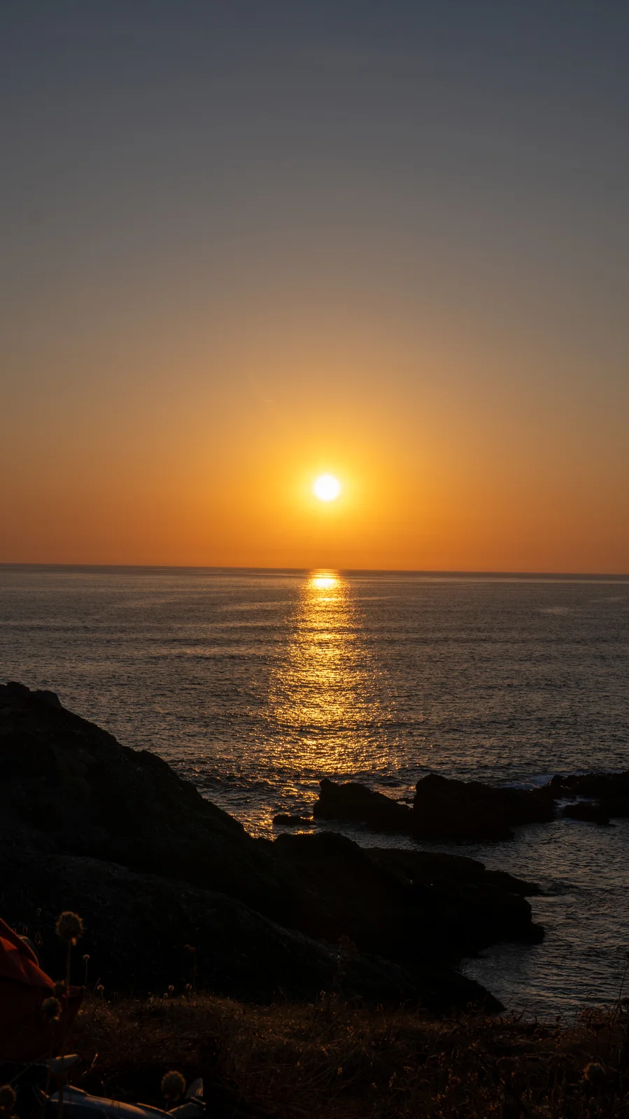 Coucher de soleil sur l’océan, Belle-Île-en-Mer